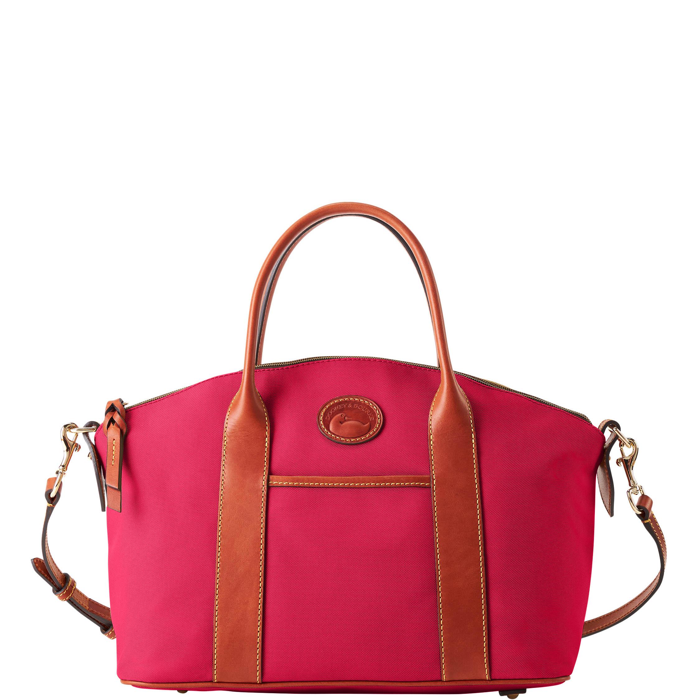 Dooney & Bourke Women's Nylon Madeline Fabric Satchel Bag in Pink