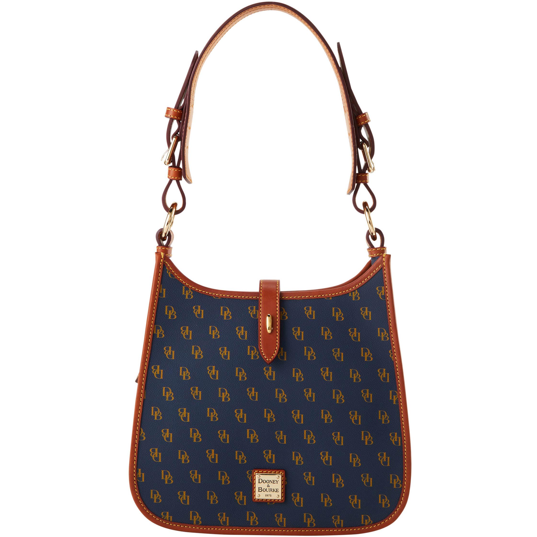 Dooney & Bourke Women's Gretta Coated Cotton Messenger Bag in Navy