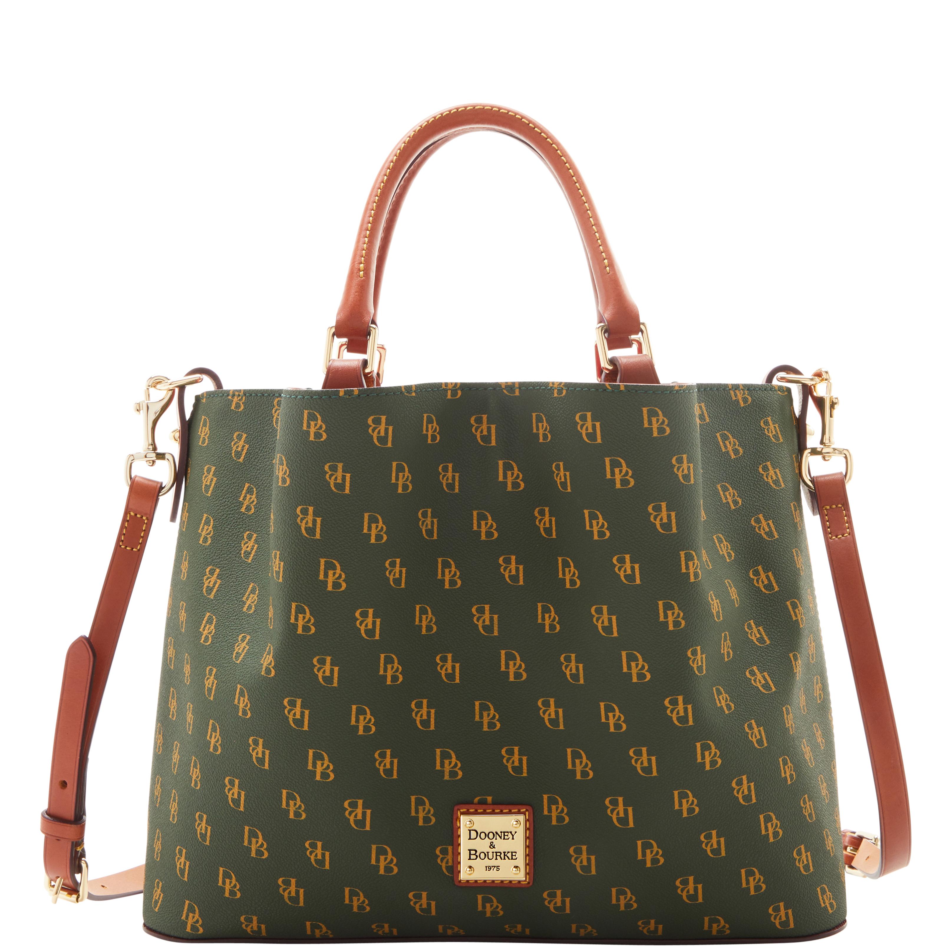Dooney & Bourke Women's Gretta Coated Cotton Brenna Bag in Ivy