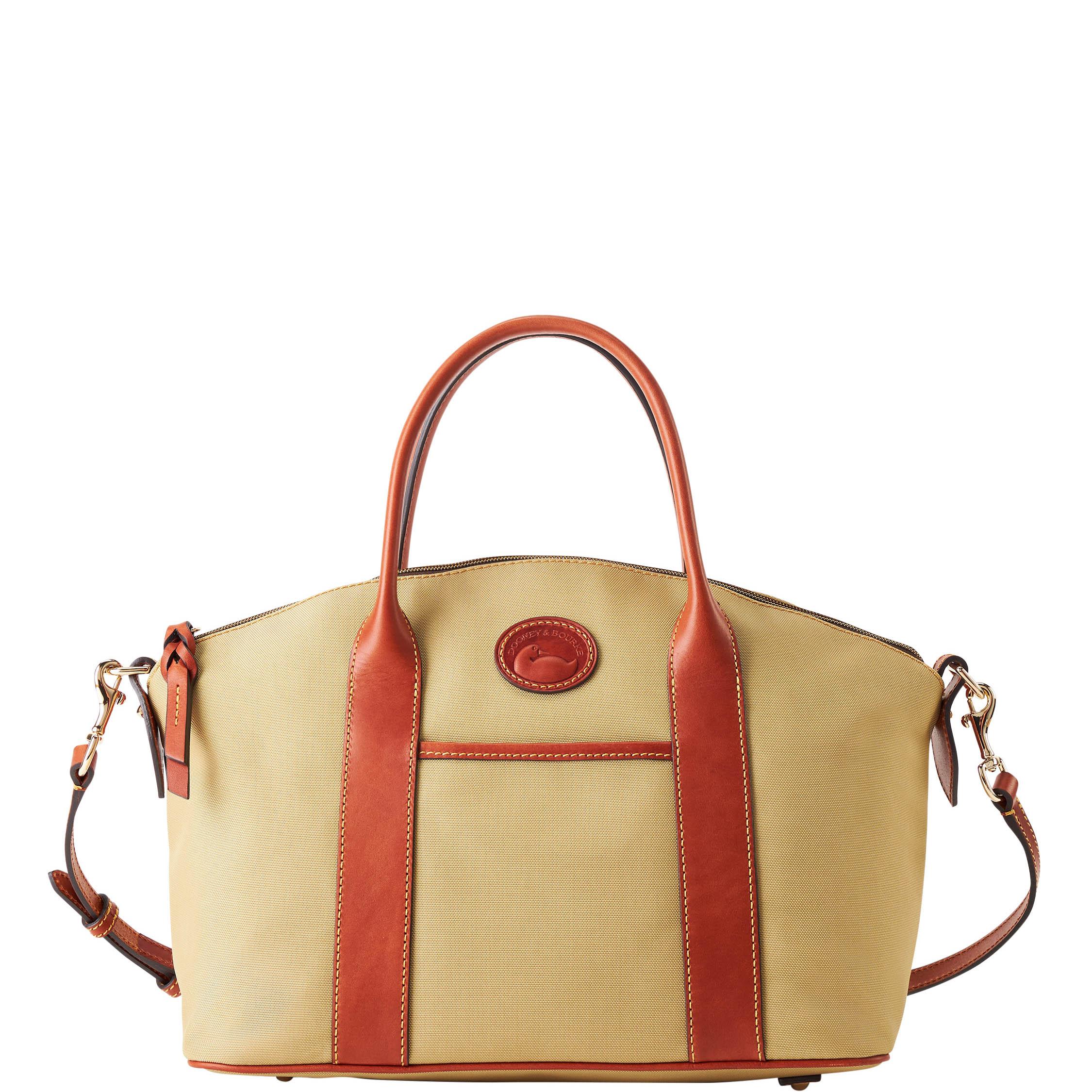 Dooney & Bourke Women's Nylon Madeline Fabric Satchel in Khaki
