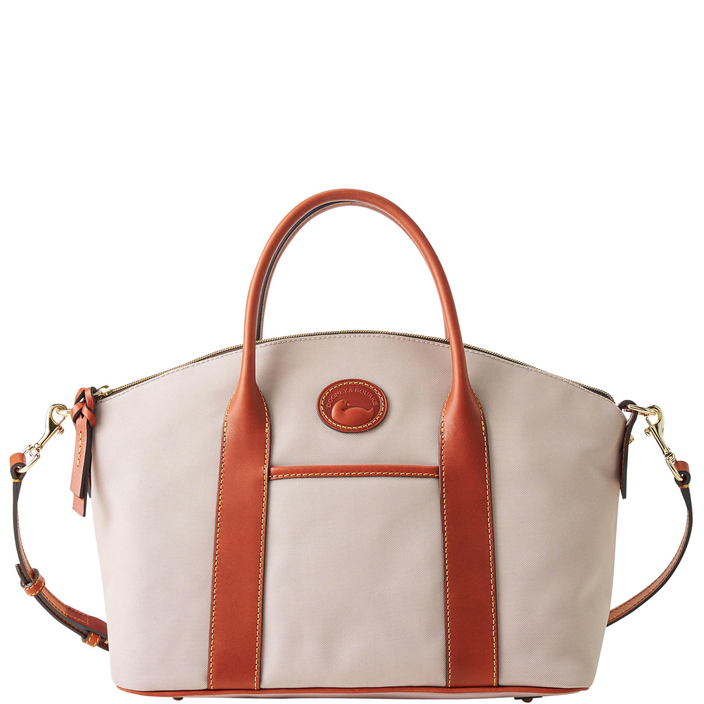 Dooney & Bourke Women's Nylon Madeline Fabric Satchel in Oyster
