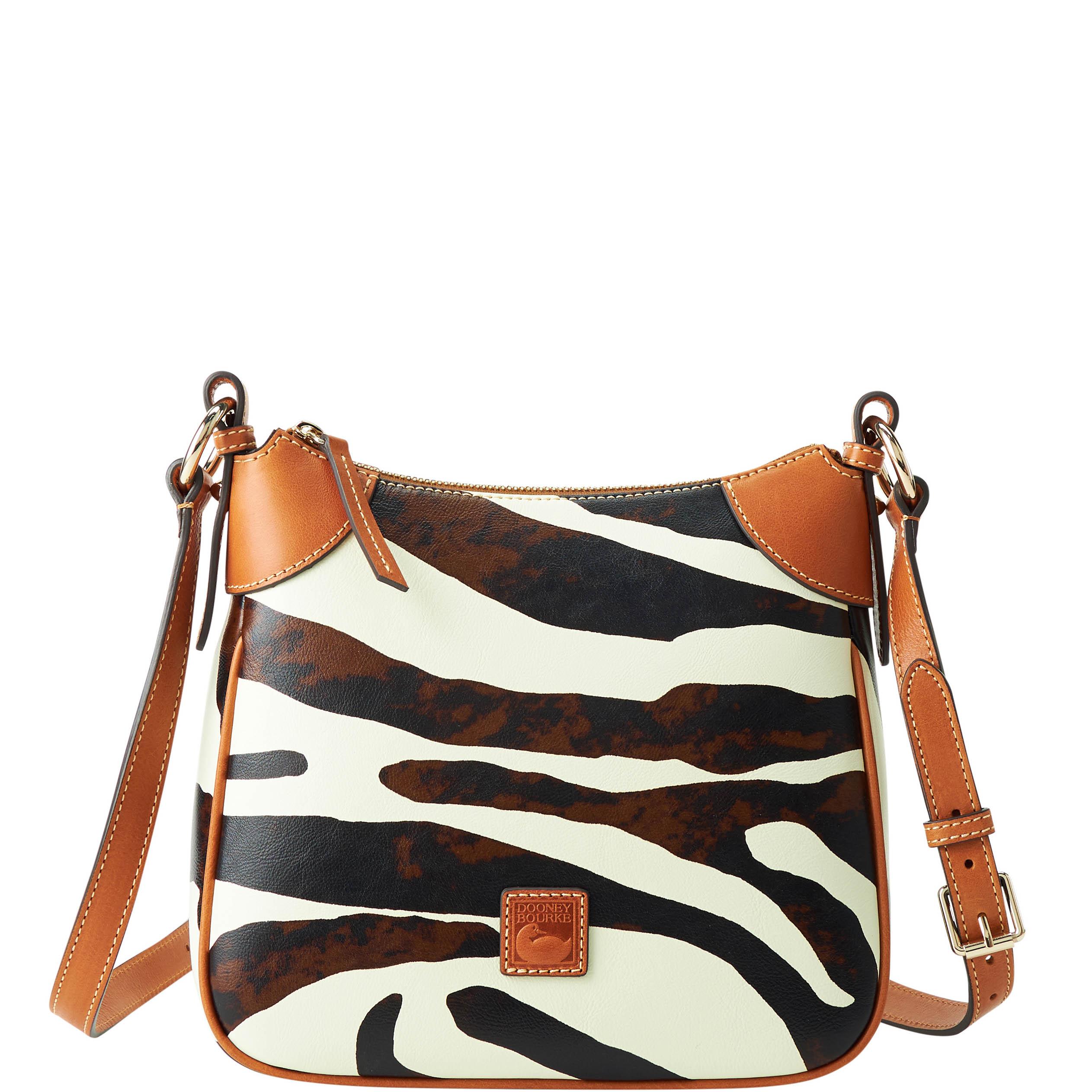 Dooney & Bourke Women's Zebra Leather Crossbody