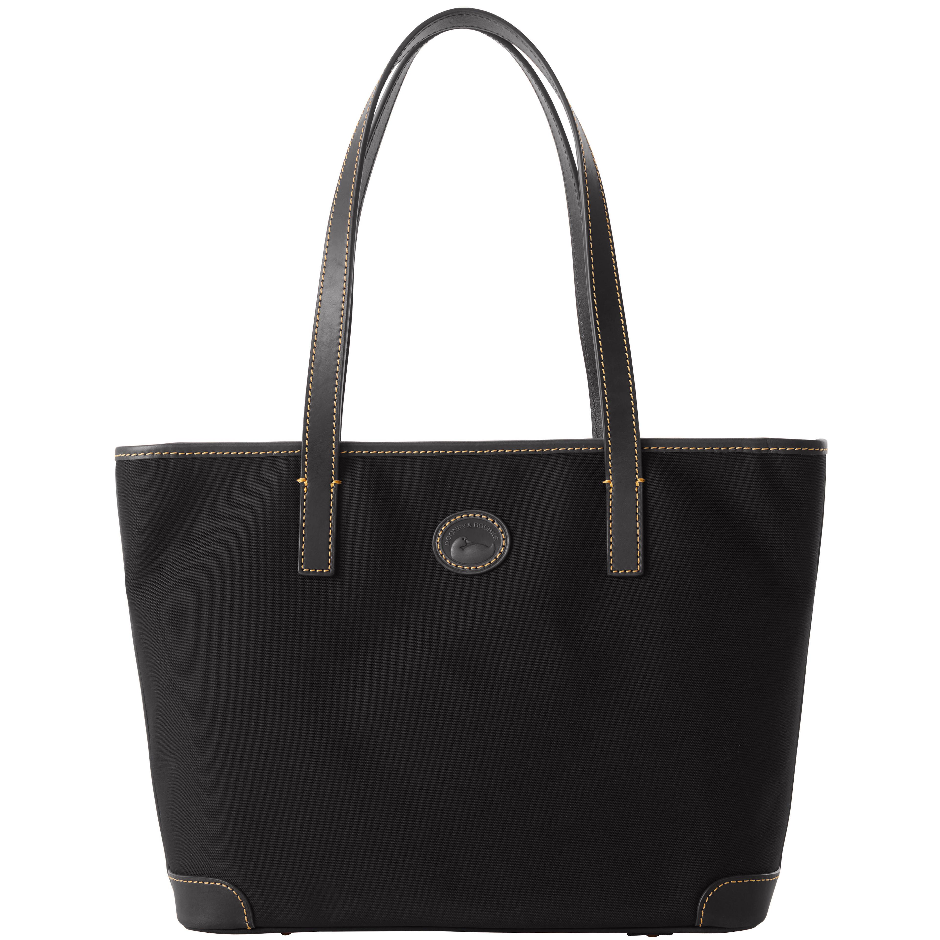 Dooney & Bourke Women's Nylon Charleston Fabric Tote Bag in Black Black