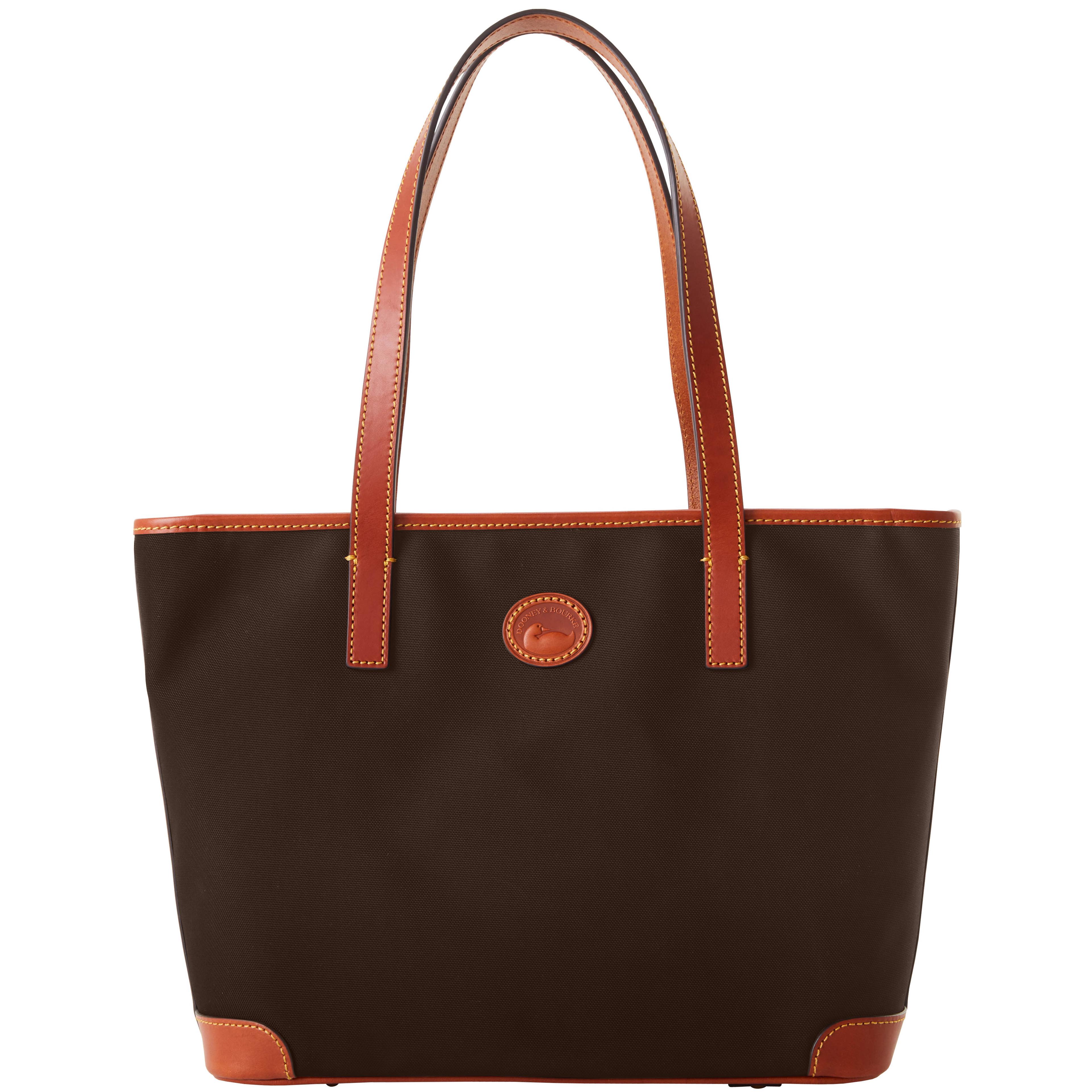Dooney & Bourke Women's Nylon Charleston Fabric Tote Bag in Brown Tmoro