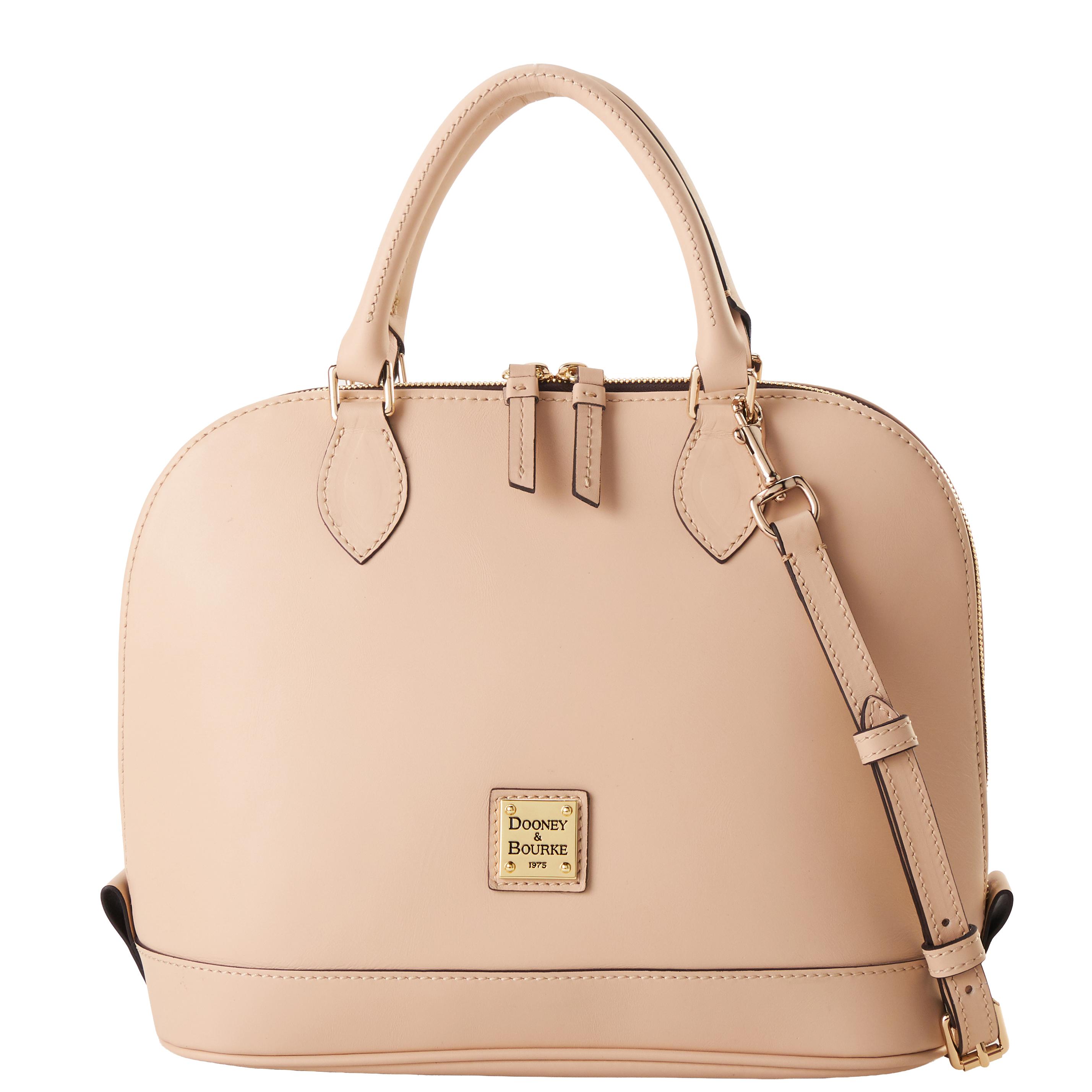 Dooney & Bourke Women's Penrose Zip Zip Leather Satchel in Cream