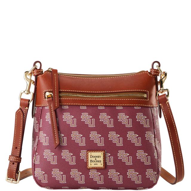 Dooney & Bourke Women's Collegiate Florida State University Coated Cotton Crossbody 25 Bag in Rouge