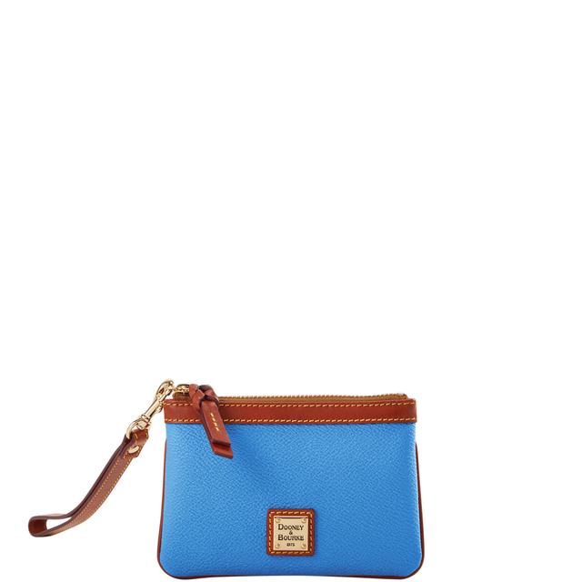 Dooney & Bourke Women's Kirby Medium Coated Cotton Wristlet in French Blue