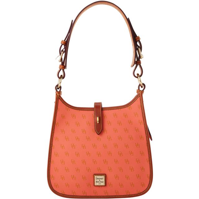 Dooney & Bourke Women's Gretta Coated Cotton Messenger Bag in Coral