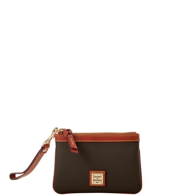 Dooney & Bourke Women's Kirby Medium Coated Cotton Wristlet in Brown Tmoro