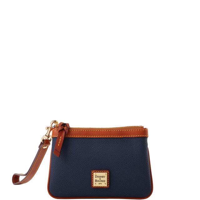Dooney & Bourke Women's Kirby Medium Coated Cotton Wristlet in Navy