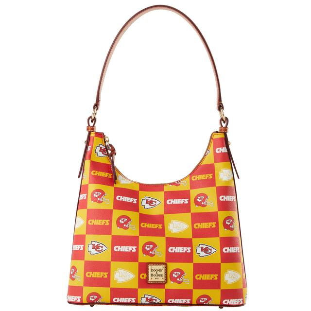 Dooney & Bourke Women's NFL Chiefs Coated Cotton Hobo Bag in Red