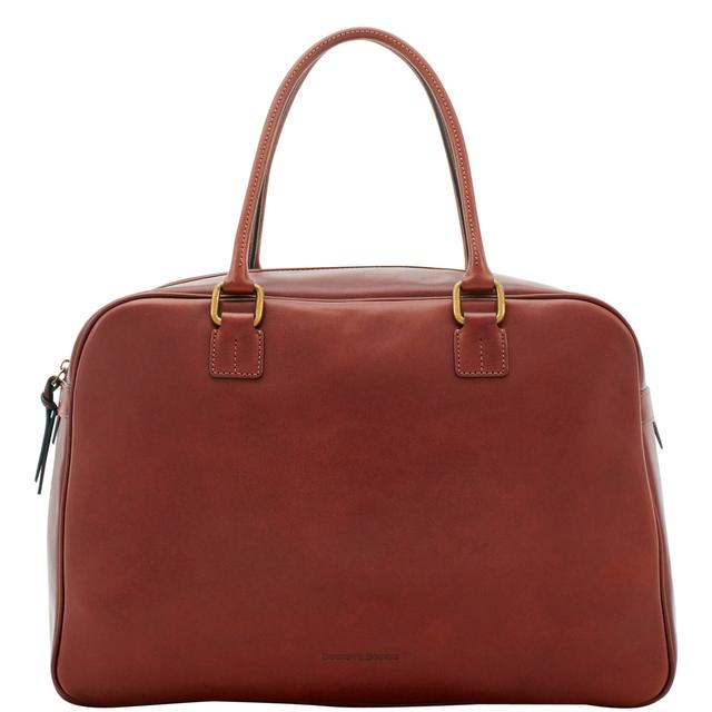 Dooney & Bourke Florentine Bowler Duffle Bag in Chestnut, Leather