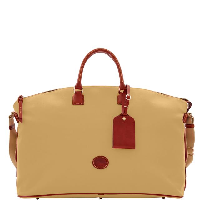 Dooney & Bourke Women's Nylon Weekender Duffle Bag in Khaki, Fabric