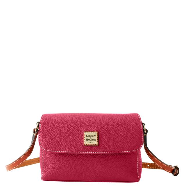 Dooney & Bourke Women's Pebble Grain Rena Leather Crossbody in Hot Pink