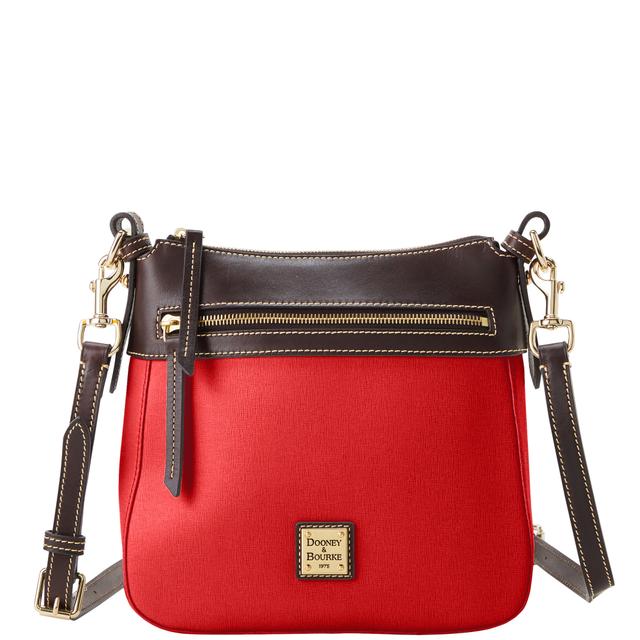 Dooney & Bourke Tomato Red Saffiano Leather Crossbody Bag