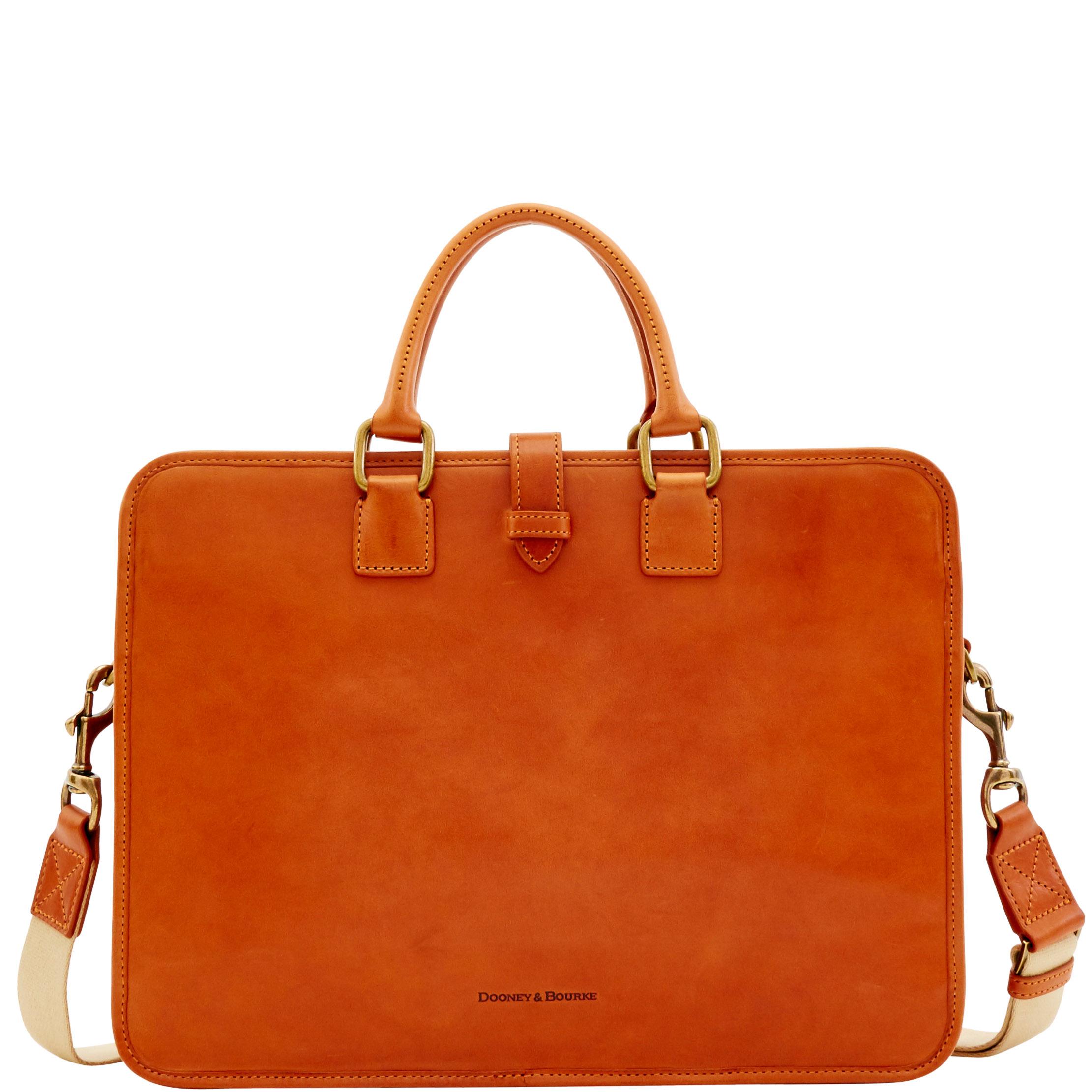 Dooney & Bourke Florentine Brooklyn Briefcase in Natural, Leather