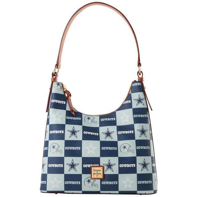 Dooney & Bourke Women's NFL Cowboys Coated Cotton Hobo Bag in Navy