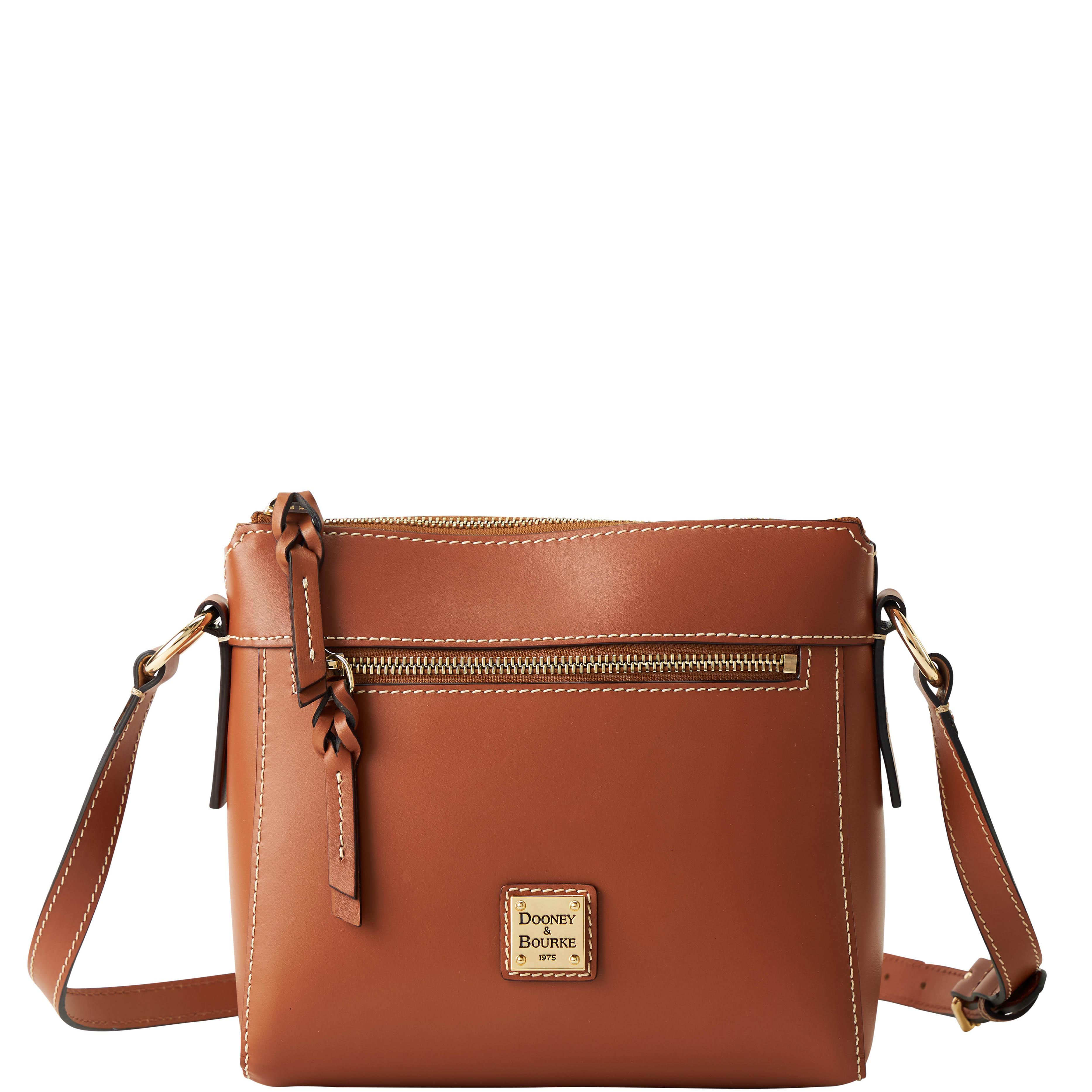 Dooney & Bourke Women's Penrose Allison Crossbody Leather Shoulder Bag in Tan