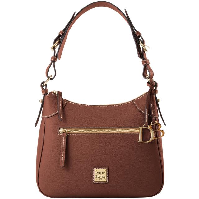 Dooney & Bourke Women's Sorrento Leather Hobo 28 Bag in Brown