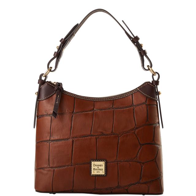 Dooney & Bourke Women's Denison Small Leather Hobo Bag in Cognac