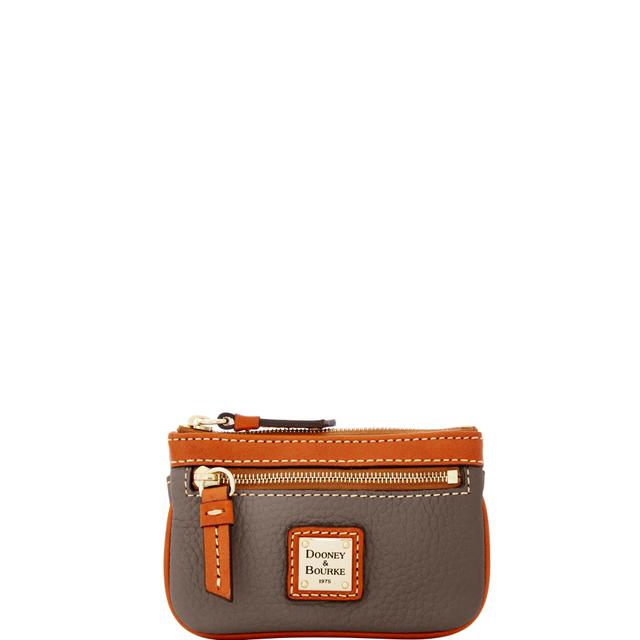 Dooney & Bourke Women's Pebble Grain Small Coin Case in Elephant, Leather