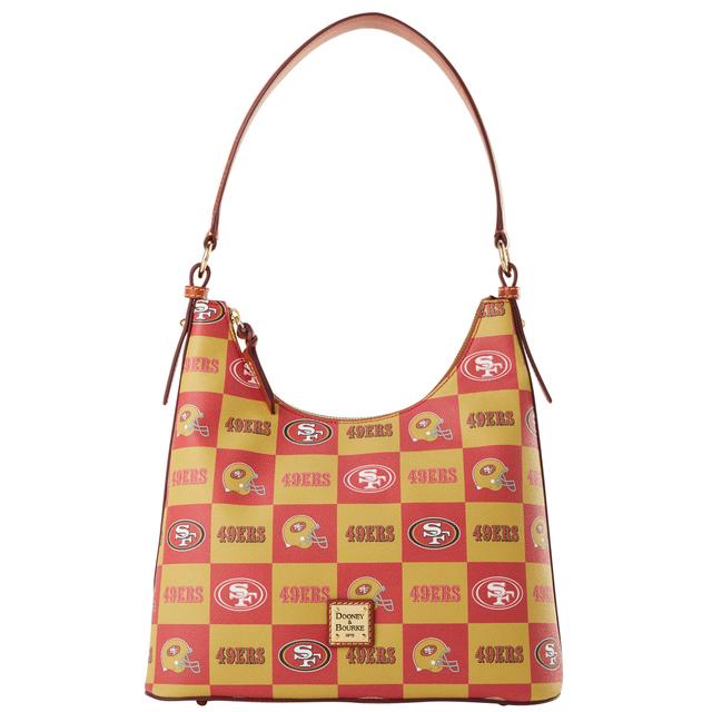 Dooney & Bourke Women's NFL 49ERS Coated Cotton Hobo Bag in Red