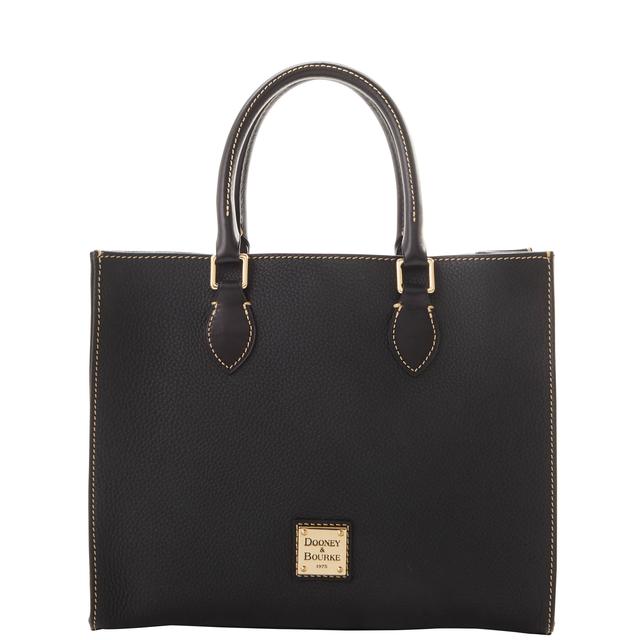 Dooney & Bourke Pebble Grain Janine Leather Bag in Black Black