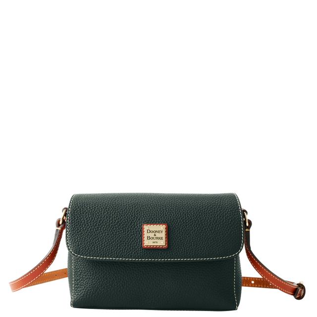 Forest Green Rena Leather Crossbody Bag - Earthy Tone