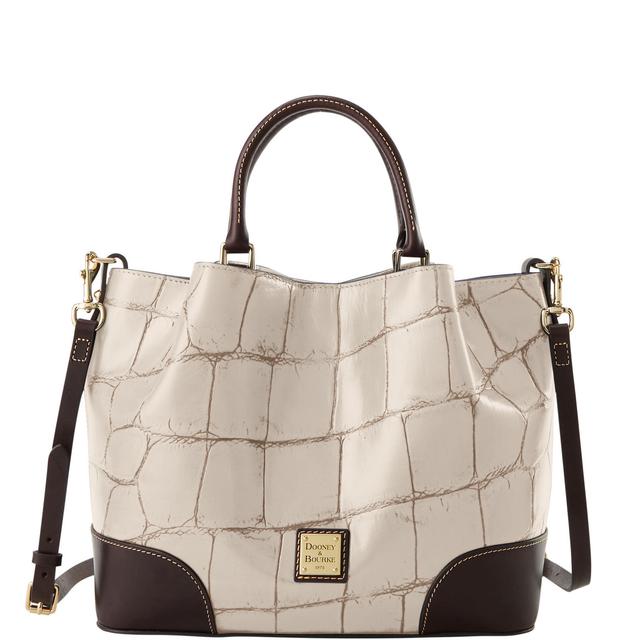 Dooney & Bourke Women's Denison Leather Brenna Bag in Taupe