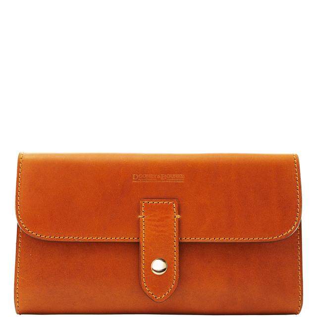 Dooney & Bourke Women's Alto Checkbook Holder in Saddle, Leather