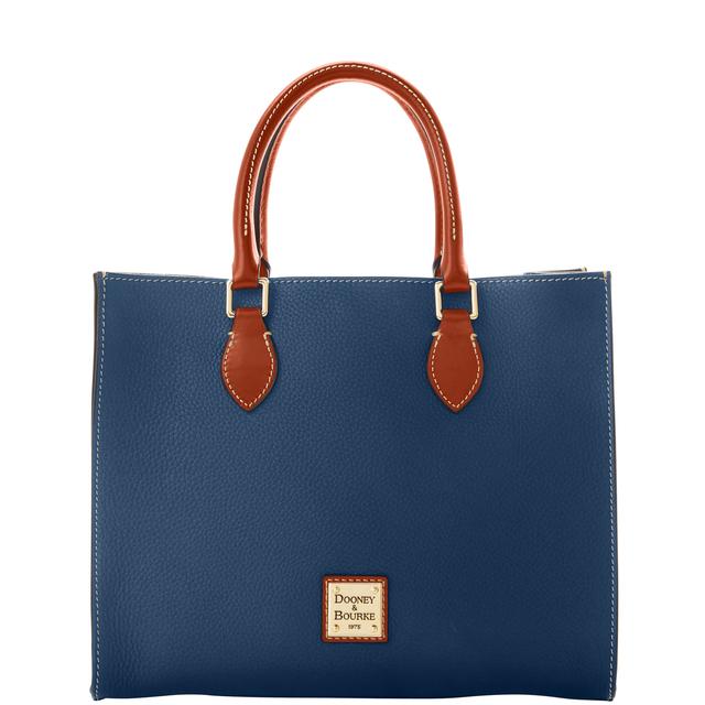 Dooney & Bourke Pebble Grain Janine Leather Bag in Jeans