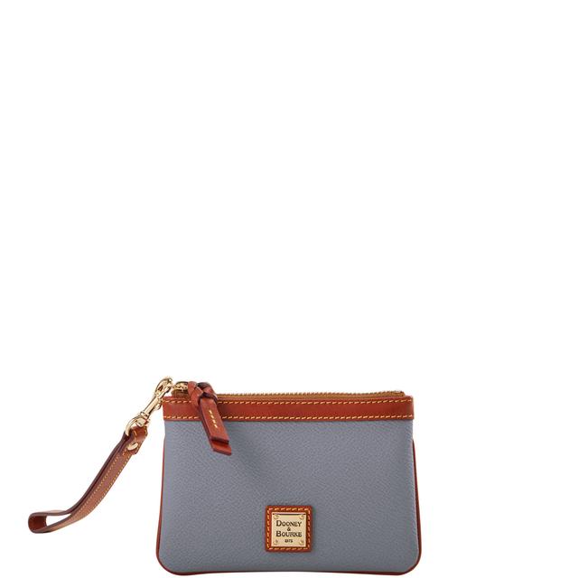 Dooney & Bourke Women's Kirby Medium Coated Cotton Wristlet in Smoke Grey