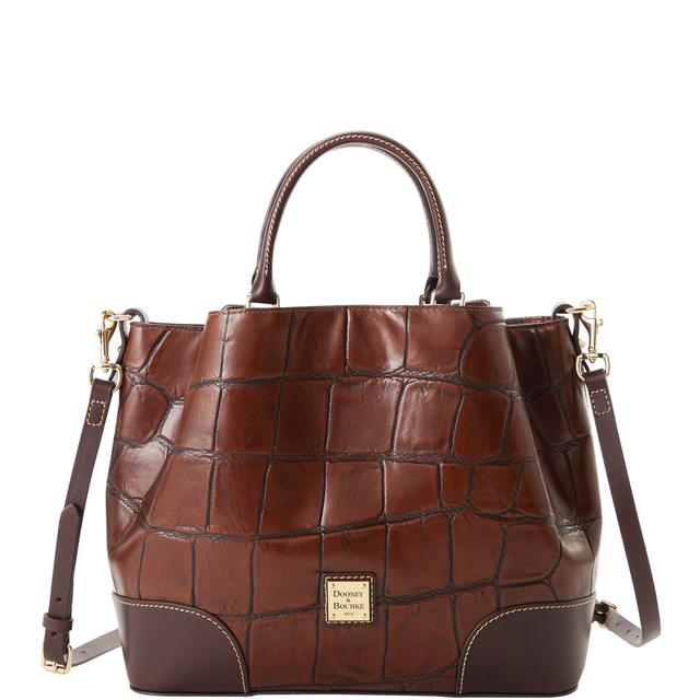 Dooney & Bourke Women's Denison Leather Brenna Bag in Cognac