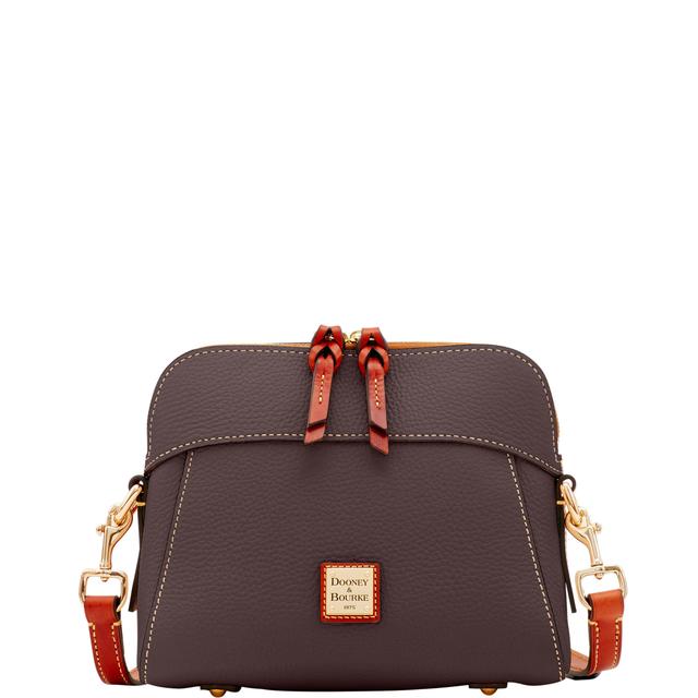 Dooney & Bourke Women's Pebble Grain Cameron Crossbody Leather Shoulder Bag in Brown Tmoro