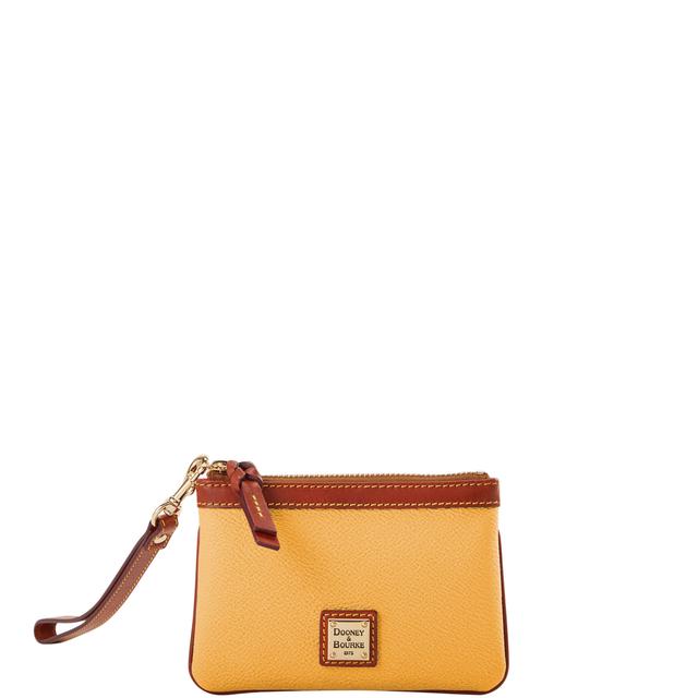 Dooney & Bourke Women's Kirby Medium Coated Cotton Wristlet in Melon