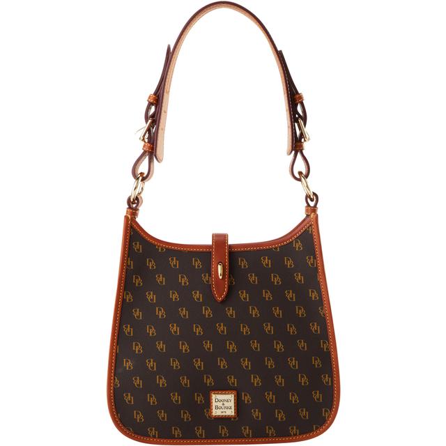 Dooney & Bourke Women's Gretta Coated Cotton Messenger Bag in Brown Tmoro