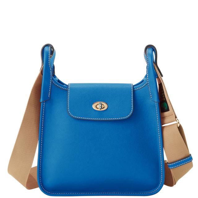 Dooney & Bourke Women's Penrose Leather Messenger 25 Bag in Ocean