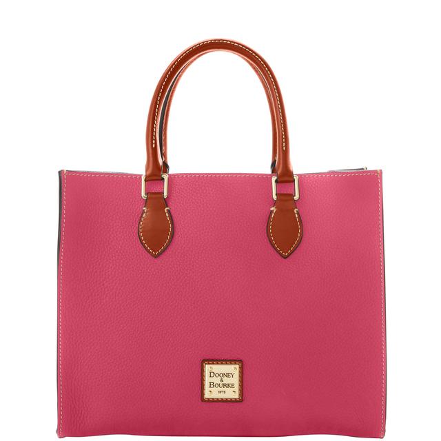 Dooney & Bourke Pebble Grain Janine Leather Bag in Hot Pink