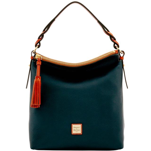 Dooney & Bourke Women's Pebble Grain Small Sloan Leather Shoulder Bag in Black