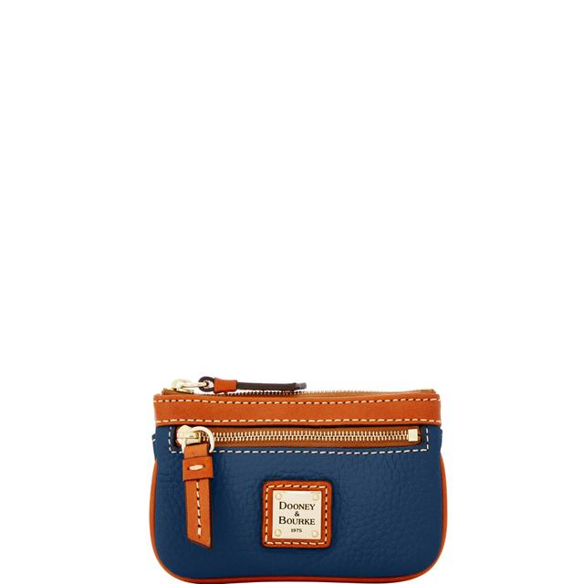Dooney & Bourke Women's Pebble Grain Small Coin Case in Jeans, Leather