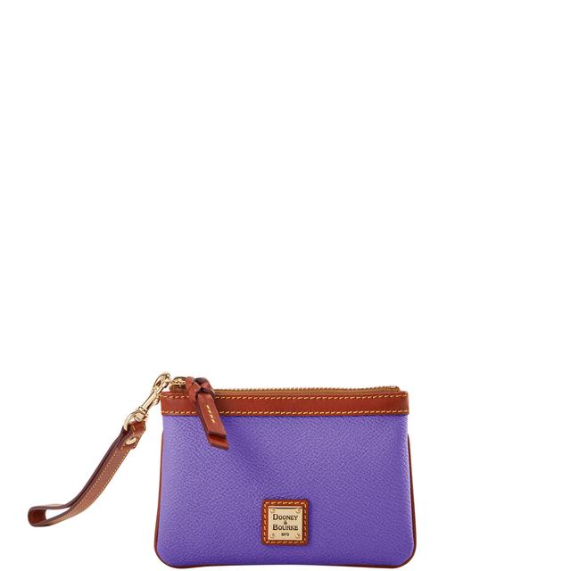 Dooney & Bourke Women's Kirby Medium Coated Cotton Wristlet in Violet