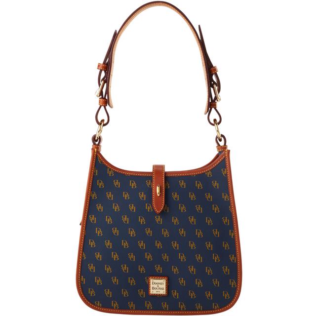 Dooney & Bourke Women's Gretta Coated Cotton Messenger Bag in Navy