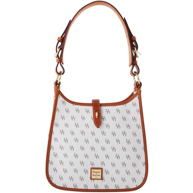 Dooney & Bourke Women's Gretta Coated Cotton Messenger Bag in Bone