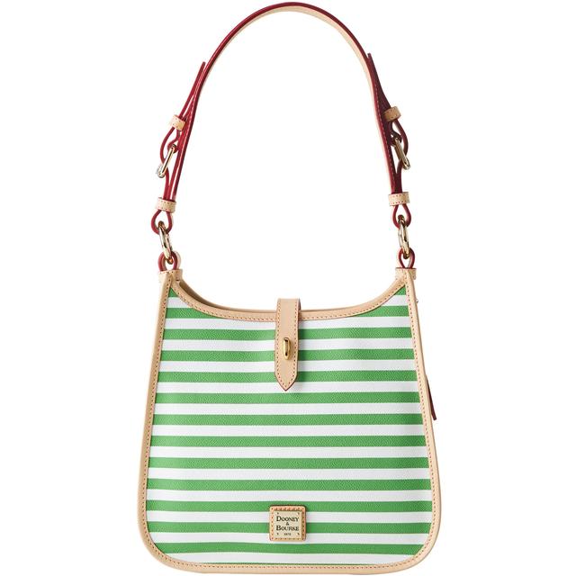 Dooney & Bourke Women's Skipper Coated Cotton Messenger Bag in Kelly Green