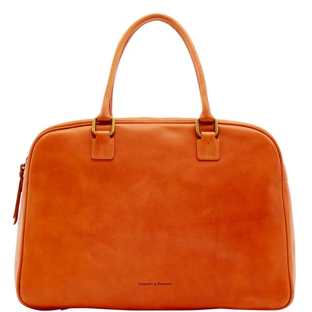 Dooney & Bourke Florentine Bowler Duffle Bag in Natural, Leather