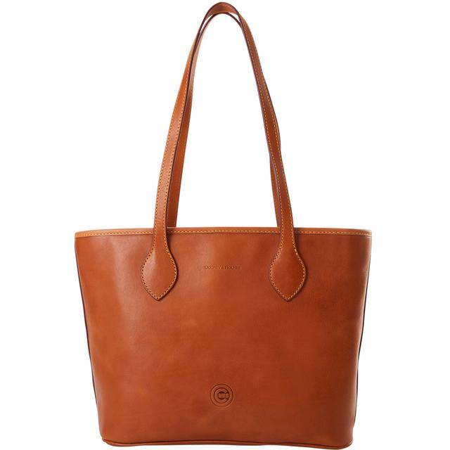 Dooney & Bourke Women's MLB Cubs Fabric Tote Shopping Bag in Natural