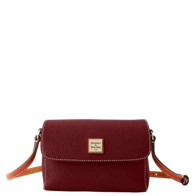 Dooney & Bourke Rena Pebble Grain Leather Crossbody in Bordeaux