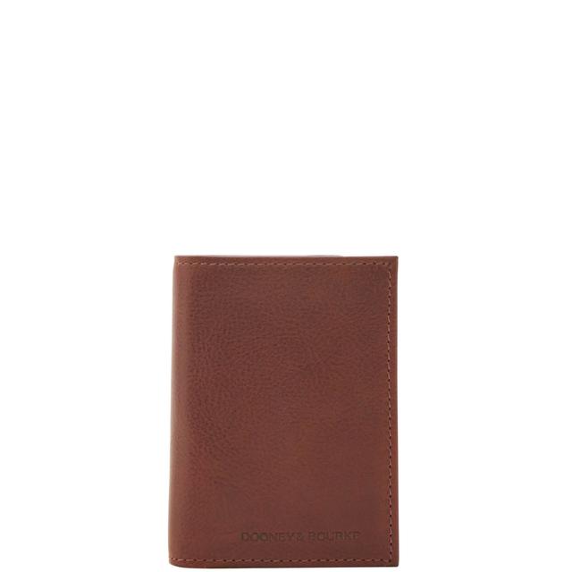 Dooney & Bourke Men's Florentine Trifold Leather Wallet in Chestnut
