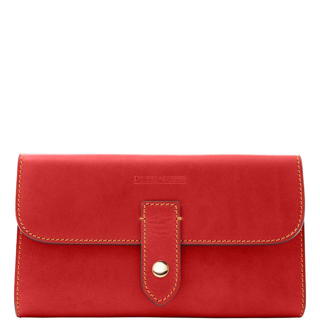 Dooney & Bourke Women's Alto Checkbook Holder in Red, Leather