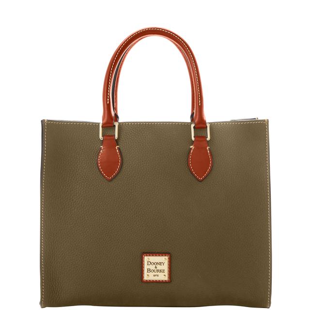 Dooney & Bourke Pebble Grain Janine Leather Bag in Olive